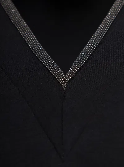 Brunello Cucinelli Short Sleeves Tshirt In Black