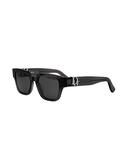Dior Oblique S1i Sunglasses In Black