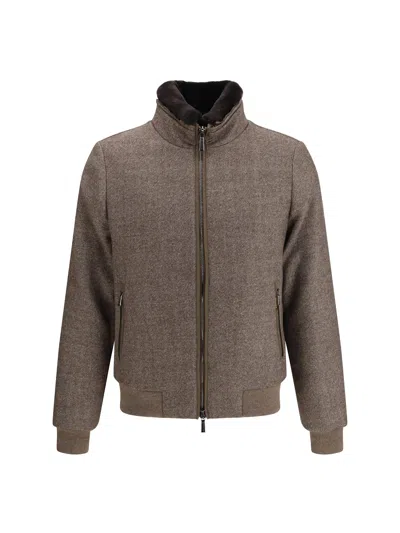 Moorer Hybrid Bomber In Brown