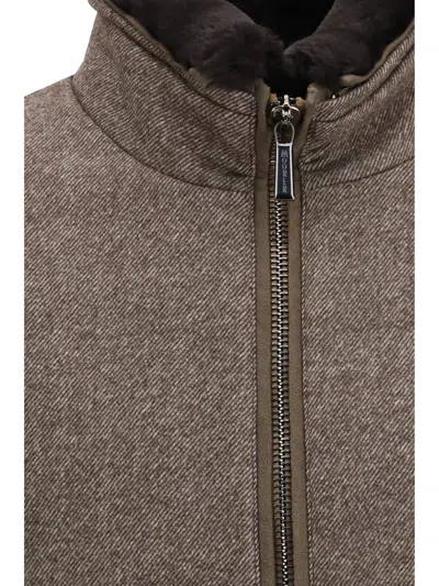 Moorer Hybrid Bomber In Brown