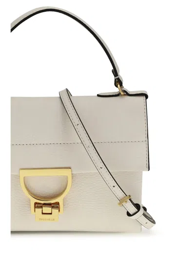 Coccinelle Mini Arlettis Tote Bag In Neutral