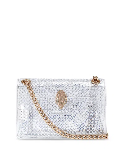 Kurt Geiger Kensington Mini Translucent Vinyl Convertible Crossbody In White