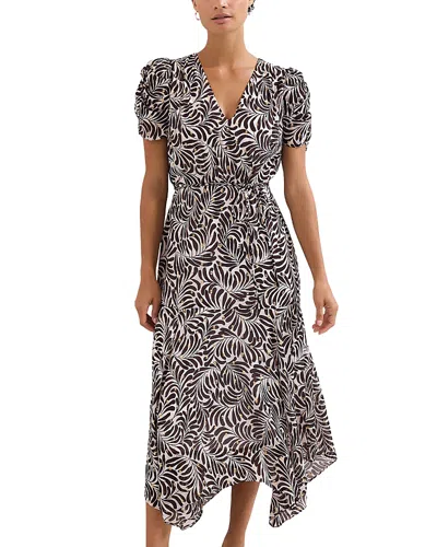 Phase Eight Verity Shimmer Dress In White