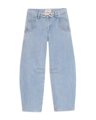 Dl1961 Girls' Lilia Barrel Jeans - Big Kid In Blue