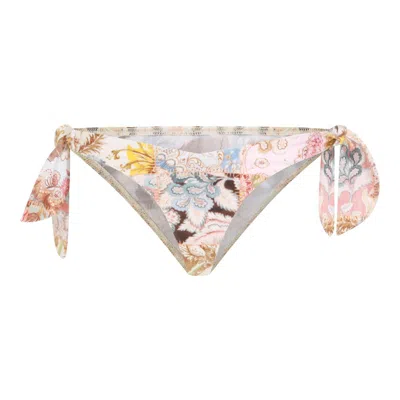 Zimmermann Daylight Tie-side Bikini Bottom In Neutral