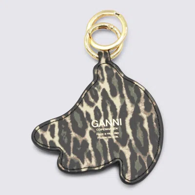 Ganni Keychains In Yellow