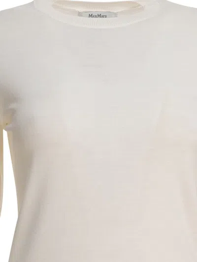 Max Mara Basic Wool Sweater In Neutral