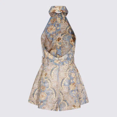 Zimmermann Sweaters Damask Denim In Brown