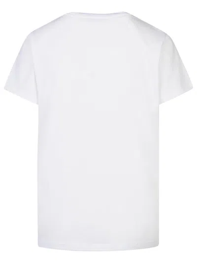 Apc A.p.c. T-shirt Vpc Maxi Logo Bianca In White