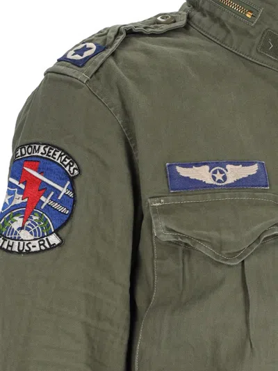 Polo Ralph Lauren The Iconic Military Jacket With Logo In Green