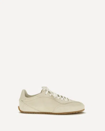 Axel Arigato Daze Runner Beige Sneaker With Logo On The Tongue And Grooved Sole In Suede Man In Neutral