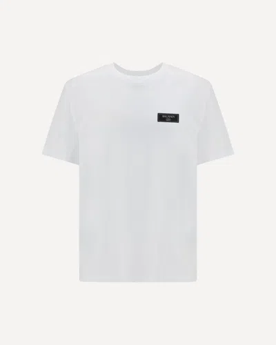 Balmain Logo-label T-shirt In White