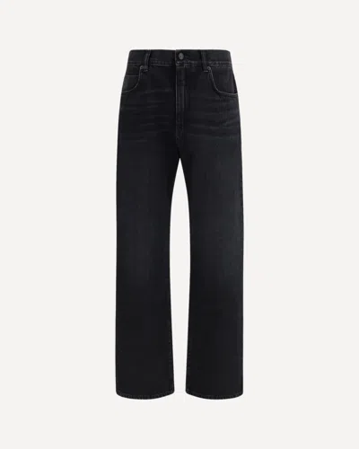 Balmain Men Loose-fit Denim Jeans In Black