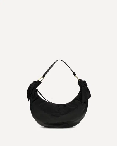 Coccinelle Furoshiki Shoulder Bag Adjustable Strap In Black