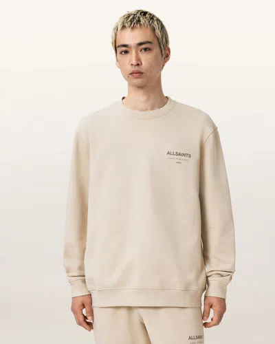 Allsaints Cotton Underground Relaxed Fit Crew Neck Sweatshirt