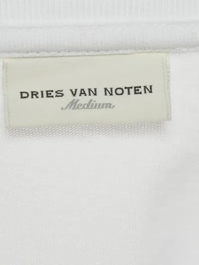 Pre-owned Dries Van Noten Cotton T-shirt In White