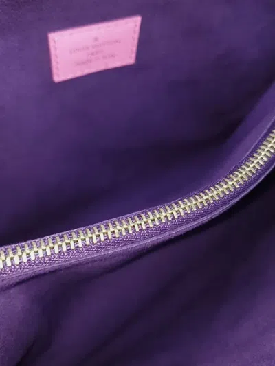 Pre-owned Louis Vuitton Pm Monogram-pattern Leather Shoulder Bag In Pink