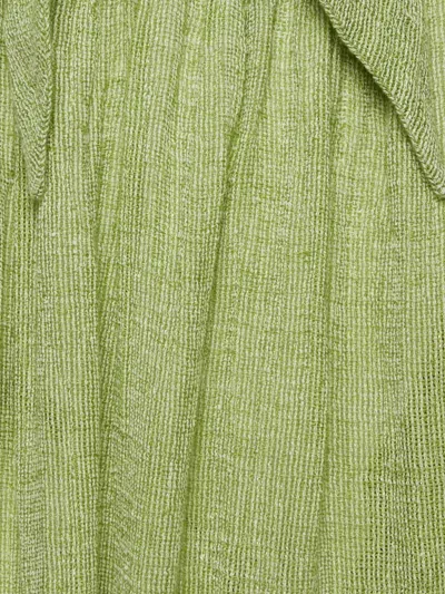 Pre-owned Lisa Marie Fernandez V-neck Skirt Set In Green