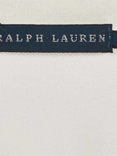 Pre-owned Polo Ralph Lauren Logo-embroidered Polo Shirt In White