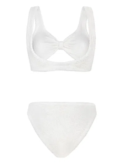 Paramidonna Salma Bow-design Bikini In White