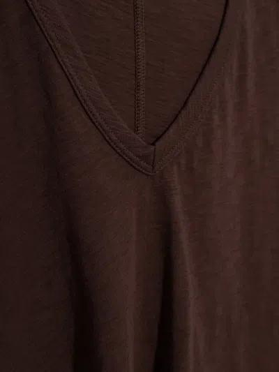 Rag & Bone V-neck T-shirt In Brown