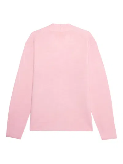 Guest In Residence V-neck Buttoned Cardigan In Pink
