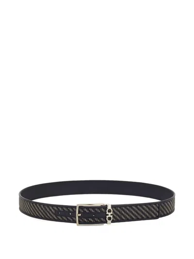 Ferragamo Adjustable Belt In Black