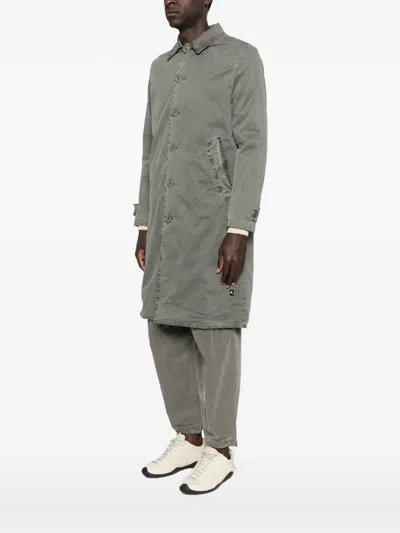 BUTTONED SINGLE-BREASTED COAT