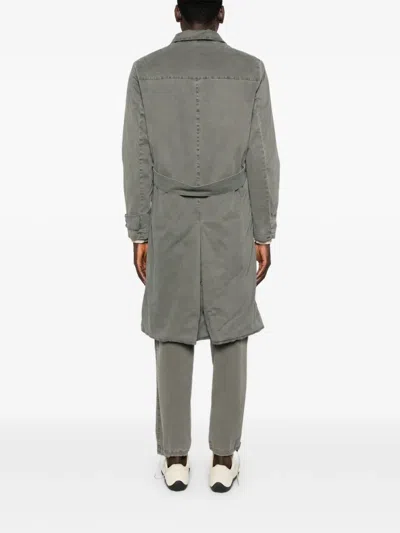 BUTTONED SINGLE-BREASTED COAT