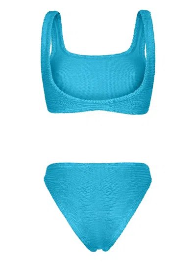 Paramidonna Emily Textured Bikini In Blue