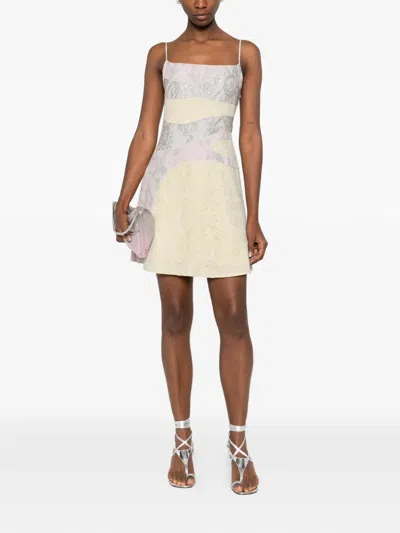 Botsi Eterna Mini Dress In Yellow