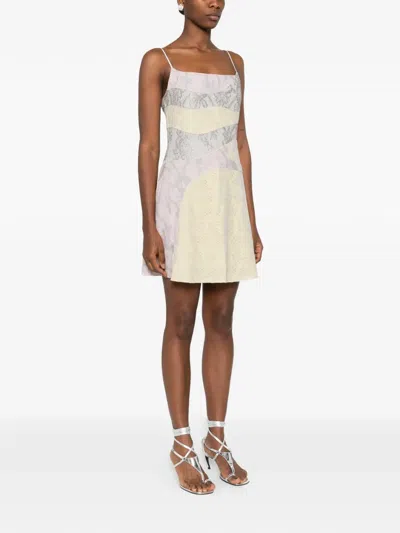 Botsi Eterna Mini Dress In Yellow