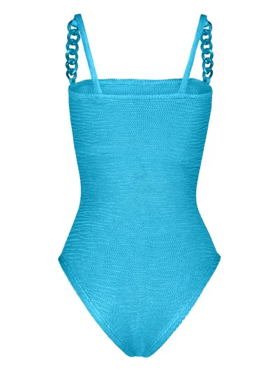 Paramidonna Scarlett Chains Swimsuit In Blue