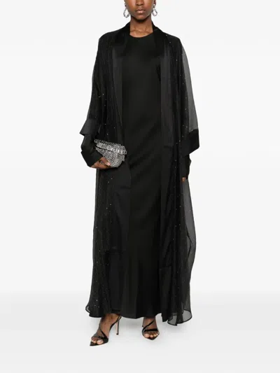 Silkylicious Aima Satin Set In Black