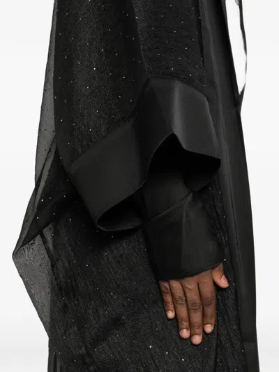 Silkylicious Aima Satin Set In Black