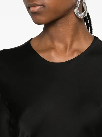 Silkylicious Aima Satin Set In Black