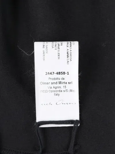 Pre-owned Rick Owens Vintage Forever Racerback Tank Top In Black