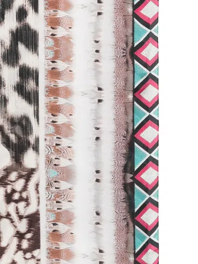 Pierre-louis Mascia Animal-print Silk Scarf In Multi