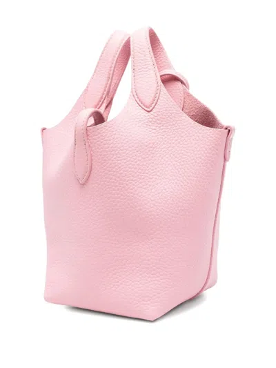 Polo Ralph Lauren Top Handle Charm Tote Bag In Pink