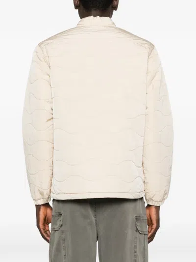 Keeling Pocketed Padded Jacket In Neutral