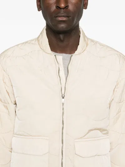 Keeling Pocketed Padded Jacket In Neutral