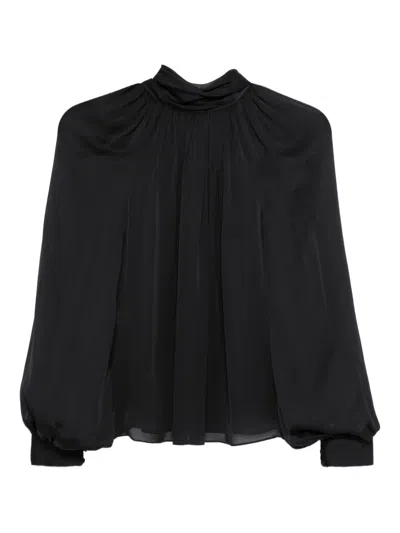 Botsi Chiffon-fabric Blouse In Black