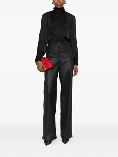 Botsi Chiffon-fabric Blouse In Black