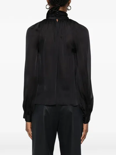 Botsi Chiffon-fabric Blouse In Black