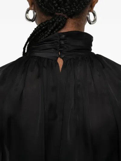 Botsi Chiffon-fabric Blouse In Black
