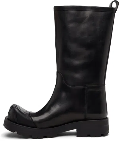 Charles Jeffrey Loverboy Sheathed Moggies Boots In Blk