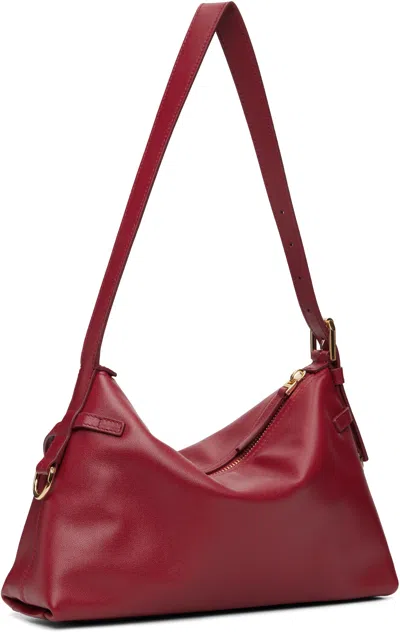 Givenchy Mini Voyou Buckle-detail Leather Tote Bag In Red