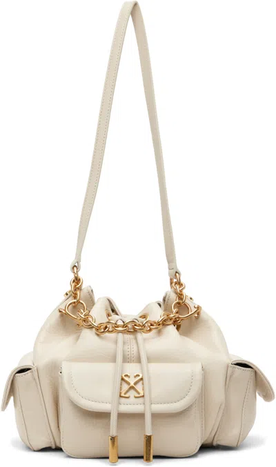 Off-white Dumbo Drawstring Bucket Bag In Neutral