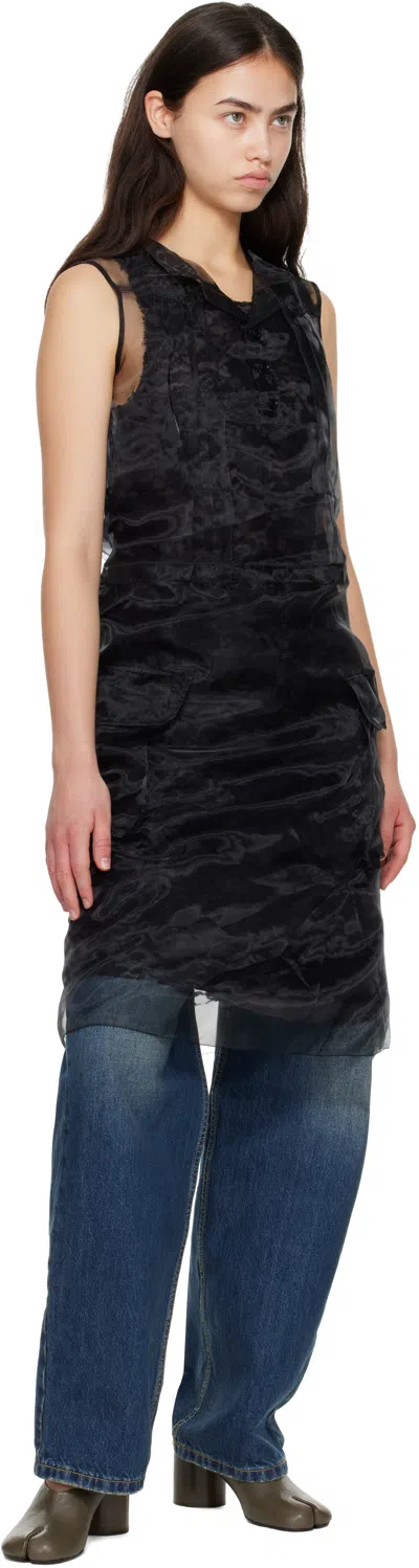 Maison Margiela Brown Tabi Décolleté Mule Heels In Brown