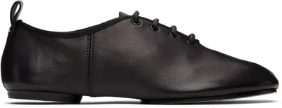 Maison Margiela Black Tabi Jazz Lace-up Derbys In Black